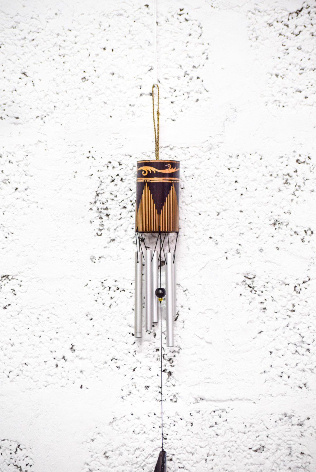 Wind Chime Bamboo at Gaia Center Cyprus.