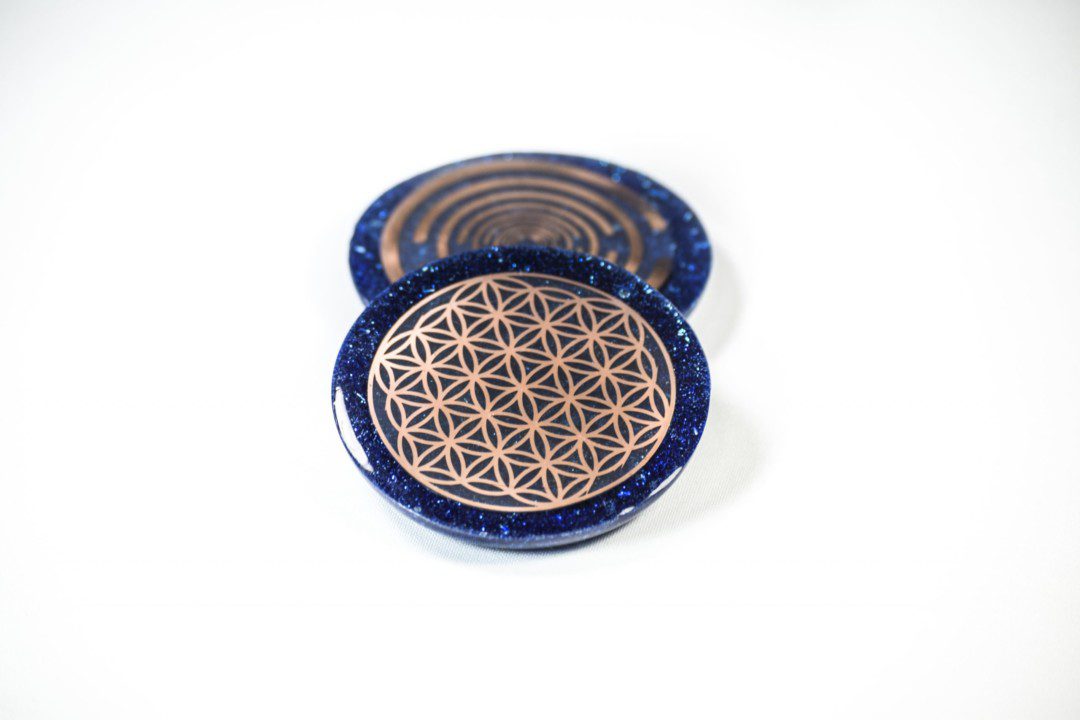 Orgonite Flower of Life at Gaia-Center in Cyprus.