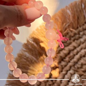 Rose Quartz Power Bracelet | GAIA Center Cyprus The soothing energy of our Rose Quartz Power Bracelet, beautifully adorned with a Tibetan knot and a guru bead. A perfect blend of style and spirituality, this bracelet is designed to attract love, peace, and harmony. Available at the GAIA CENTER, Cyprus, for in-person visits or online orders. Embrace the healing power of crystals today!