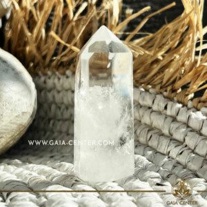 Crystal Quartz Polished Point |55-75mm| Madagascar Crystal points, towers and obelisks selection at Gaia Center Crystal shop in Cyprus. Order online, Cyprus islandwide delivery: Limassol, Larnaca, Paphos, Nicosia. Europe and Worldwide shipping.