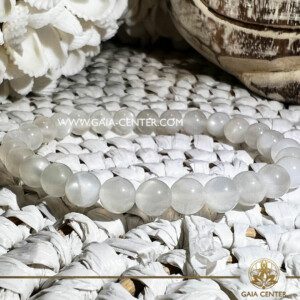 Crystal Bracelet Moonstone with Elastic string- made with 6mm gemstone beads. Crystal and Gemstone Jewellery Selection at Gaia Center Crystal Shop in Cyprus. Order crystals online, Cyprus islandwide delivery: Limassol, Larnaca, Paphos, Nicosia. Europe and Worldwide shipping.