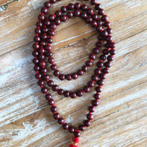 108 beads Rosewood Japa mala at Gaia-Center Shop in Cyprus
