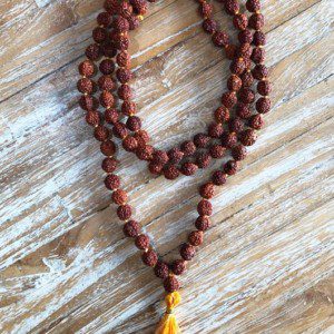108 beads Rudraksha Japa mala at Gaia-Center Shop in Cyprus
