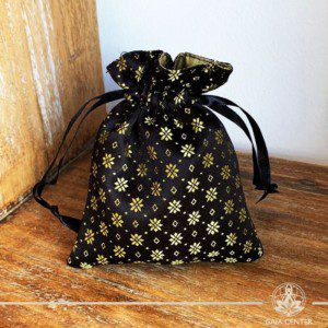 Textile Gift pouch at Gaia-Center Cyprus. Textile and summer straw bags selection. Shop online at: https://www.gaia-center.com. Cyprus and Worldwide shipping.