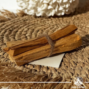 Palo Santo Holy Wood sticks from Peru at Gaia Center Crystals and Incense Shop in Cyprus.