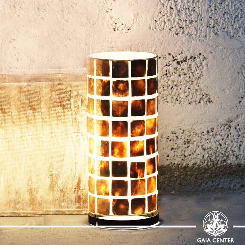 Lamp coral brown |medium size| from Bali at Gaia Center | Cyprus.