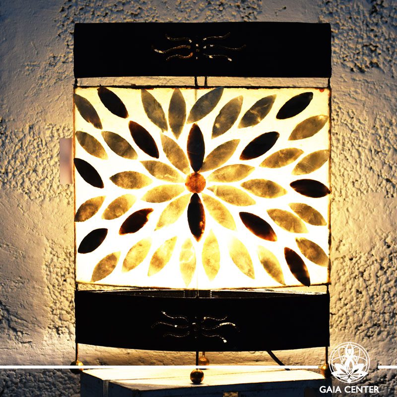 Lamp metal, coral and resin design from Bali large size at Gaia Center | Cyprus.