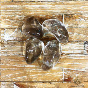 Smoky Quartz Polished Tumbled Stones 3-4cm. Healing Crystals and Gemstones at Gaia Center | Cyprus.