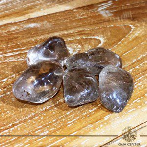 Smoky Quartz Polished Tumbled Stones 4-5cm. Healing Crystals and Gemstones at Gaia Center | Cyprus.