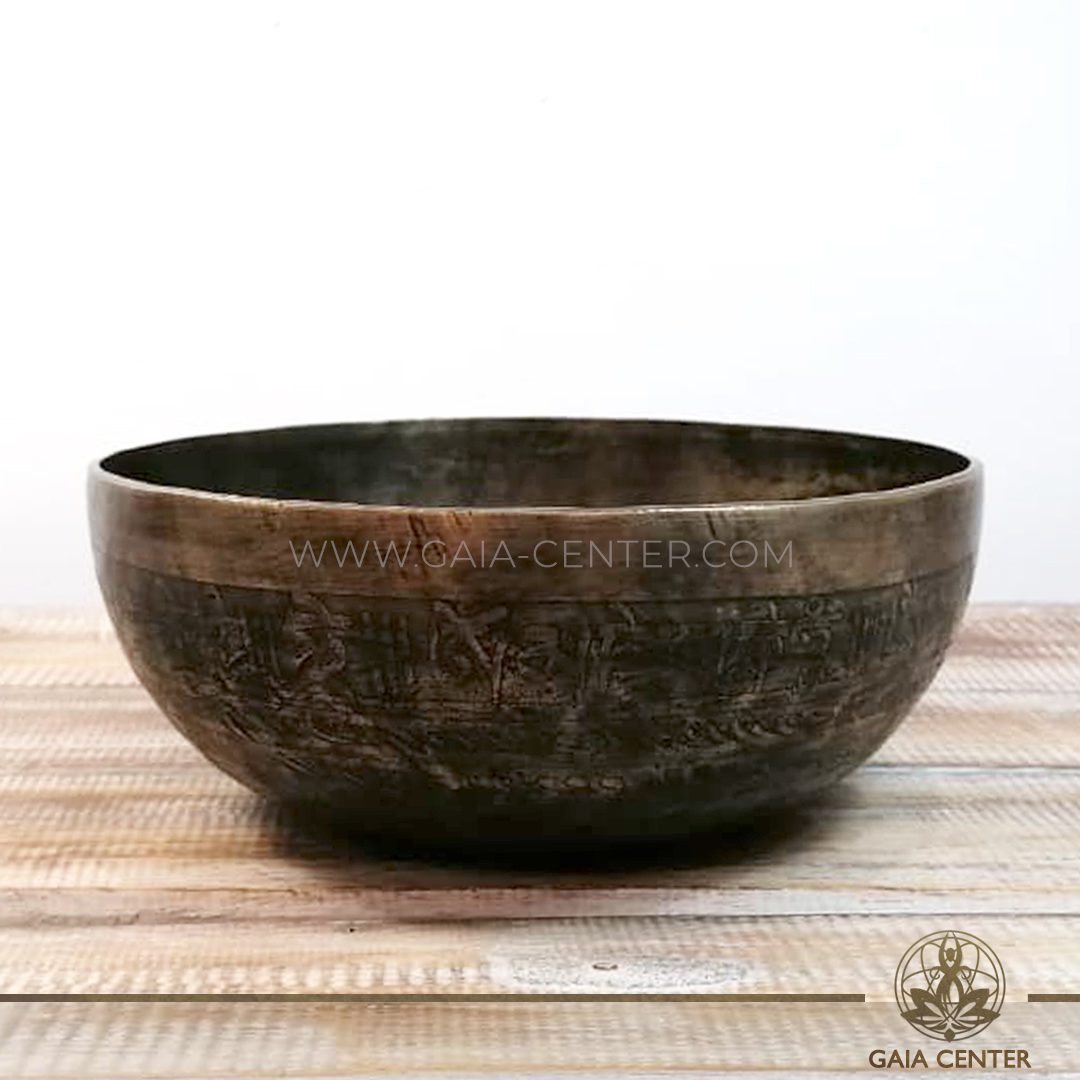 Sining Bowl metal for Sound Healing Therapy engraved mantra and Buddha Eyes symbol at GAIA CENTER | CYPRUS. Original from Nepal. Cyprus delivery to: Limassol, Paphos, Nicosia, Larnaca, Paralimni, Strovolos. Including provinces and small suburbs. Europe and International Worldwide shipping. Wholesale and Retail. Shop online for Singing Bowls: https://gaia-center.com