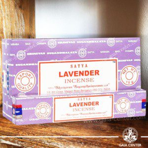 Incense Sticks pack 15g Lavender by Satya at Gaia Center | Cyprus. Selection of natural Incense sticks and Incense holders. Cyprus delivery to: Limassol, Paphos, Nicosia, Larnaca, Paralimni, Strovolos. Including provinces and small suburbs. Europe and International Worldwide shipping.