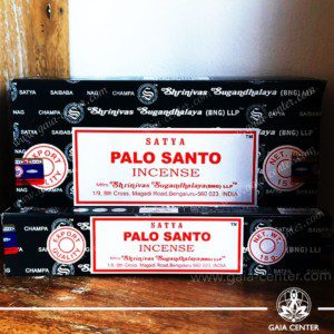 Incense Sticks pack 15g Palo Santo by Satya at Gaia Center | Cyprus. Selection of natural Incense sticks and Incense holders. Cyprus delivery to: Limassol, Paphos, Nicosia, Larnaca, Paralimni, Strovolos. Including provinces and small suburbs. Europe and International Worldwide shipping.
