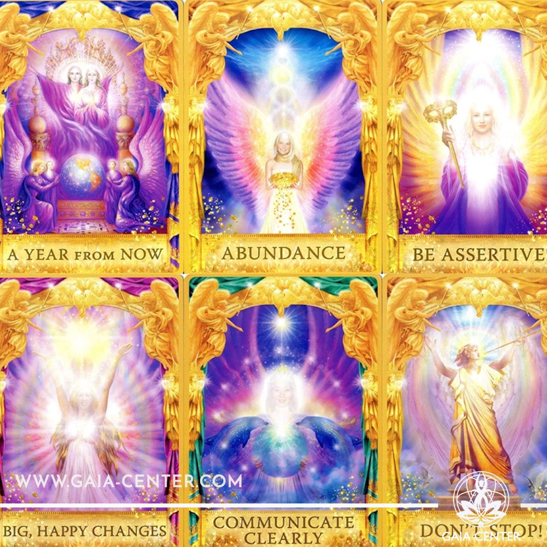 The Angel Answers Oracle card deck by Radleigh Valentine at Gaia Center | Cyprus. Tarot | Oracle | Angel Cards selection order online, Cyprus islandwide delivery: Limassol, Paphos, Larnaca, Nicosia.