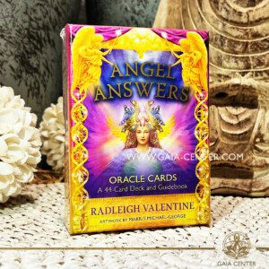 Angel Answers Oracle cards at Gaia Center Crystals and Incense esoteric Shop Cyprus. Tarot | Oracle | Angel Cards selection order online, Cyprus islandwide delivery: Limassol, Paphos, Larnaca, Nicosia.