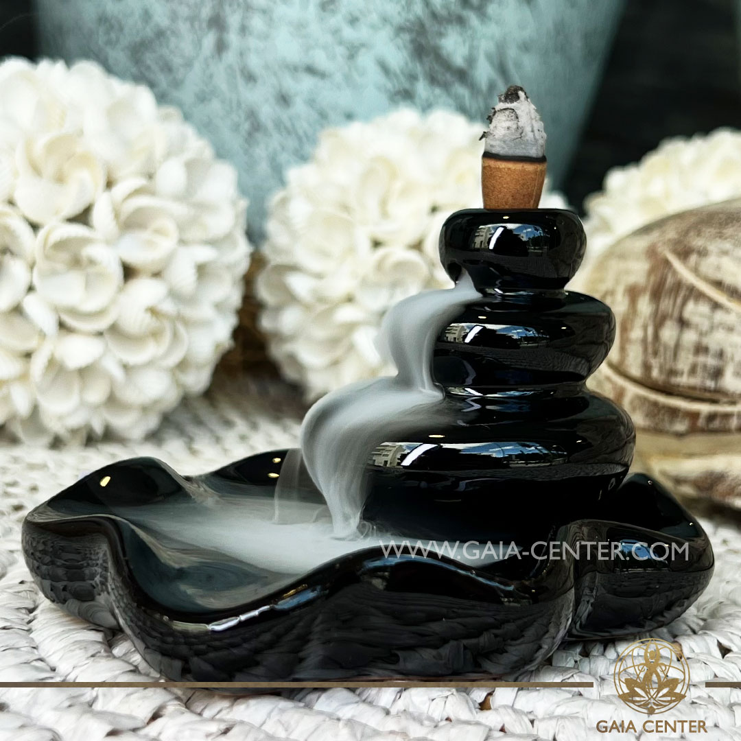 Backflow Incense Burner - Pool Backflow incense burners an Backflow dhoop cones selection at Gaia Center | Incense Aroma & Crystal shop in Cyprus. Order online, Cyprus islandwide delivery: Limassol, Larnaca, Nicosia, Paphos. Europe and worldwide shipping.