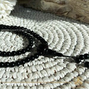 Tibetan Mala Black Onyx |108 beads| Crystal Jewellery Selection at Gaia Center Crystal Shop in Cyprus. Order online, Cyprus islandwide delivery: Limassol, Larnaca, Paphos, Nicosia. Europe and Worldwide shipping.