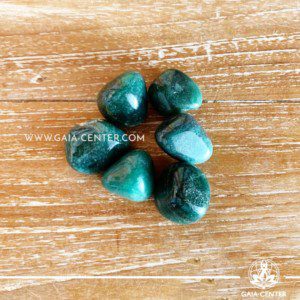 Green Quartz Brazil Tumblestones 20-30mm Medium shape. Crystals and semiprecious gemstone selection at GAIA CENTER | Cyprus.