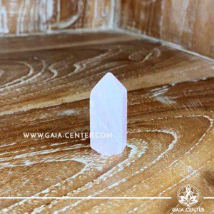 Crystal Point Polished Rose Quartz Crystal 4 cm. Crystal and Gemstone selection at Gaia Center | Cyprus.