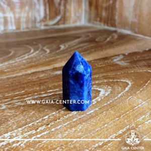 Crystal Point Polished Blue Sodalite 3.5 cm. Crystal and Gemstone selection at Gaia Center | Cyprus.