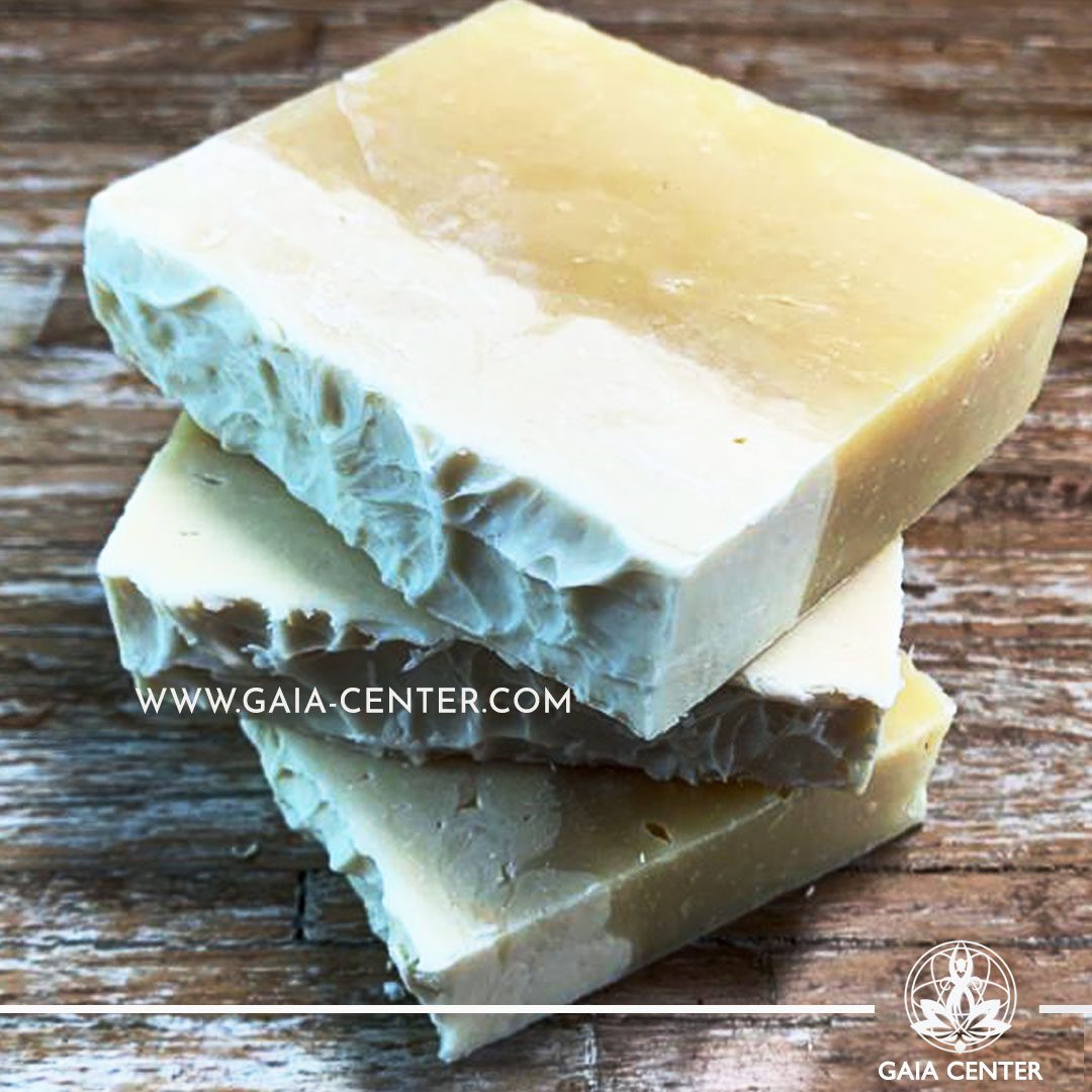 Natural Organic Soap Bar - Beer and Shea Butter. Base ingredients: Olive Oil, Coconut Oil, Castor oil, and Shea Butter, Beer, Essential oils blend, and more. Natural Soaps selection at Gaia Center in Cyprus available for online orders and Cyprus/ International Delivery.
