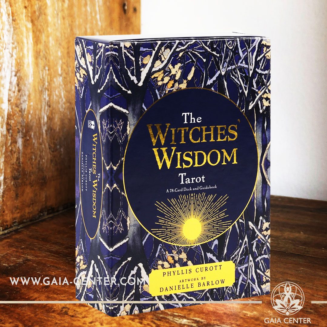 The Witches Wisdom Tarot card deck by Phyllis Curott includes a 78-card deck and 176 page guidebook at Gaia Center | Cyprus. Tarot | Oracle | Angel Cards selection at Gaia Center | Cyprus.