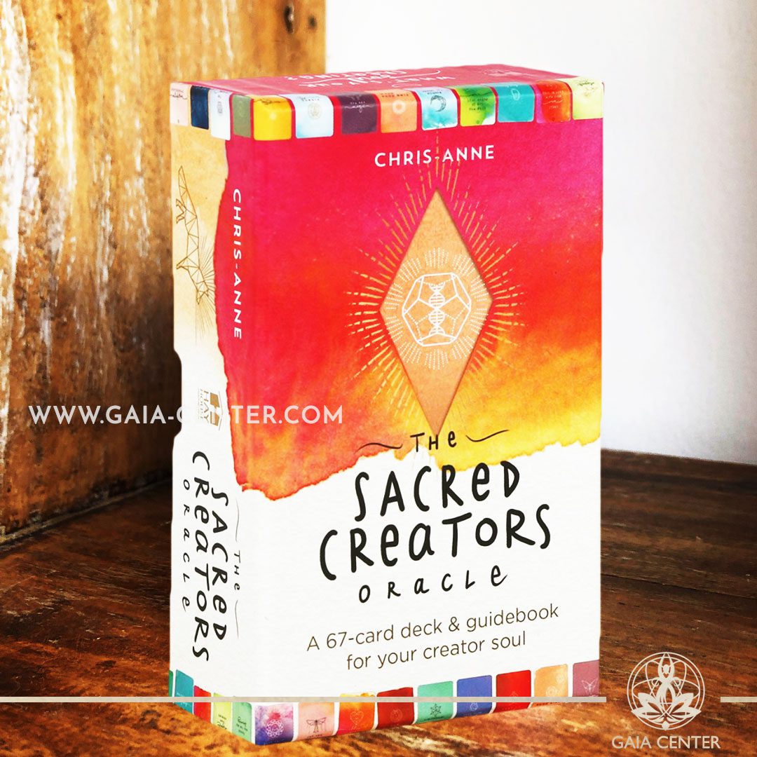 The Sacred Creator Oracle card deck by Chris-Anne Donnelly includes a 67-card deck and a guidebook. Tarot | Oracle | Angel Cards selection at Gaia Center | Cyprus.