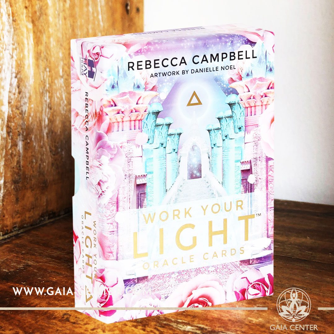 Work Your Light Oracle Cards - Rebecca Campbell at Gaia Center | Cyprus. Tarot | Oracle | Angel Cards selection at Gaia Center | Cyprus.