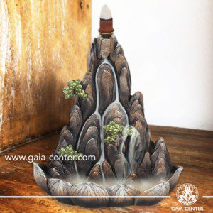 Backflow Incense Burner - Island or Mountain color Aroma Fountain. Backflow incense burners an Backflow dhoop cones selection at Gaia Center | Cyprus.
