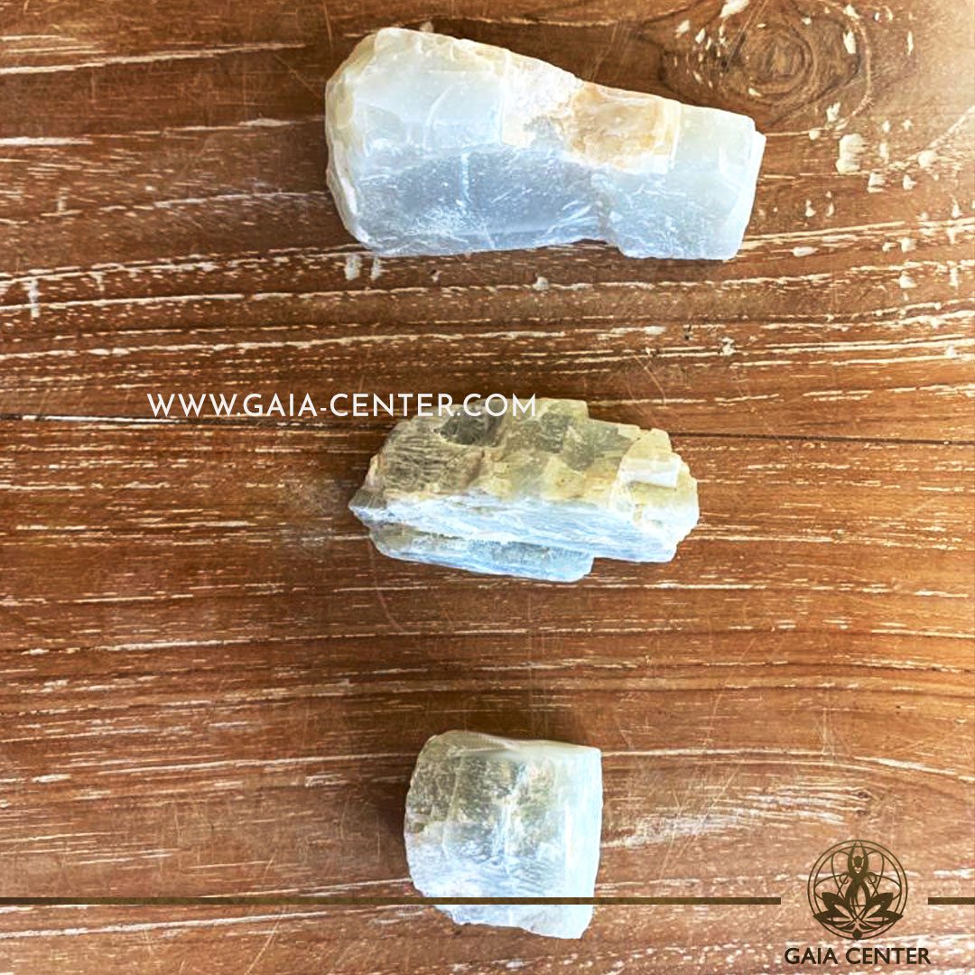 Crystal Moonstone Rough \ Raw Clusters Crystals and semiprecious gemstones and minerals selection at GAIA CENTER | Cyprus.
