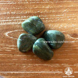 Green Jasper A quality 30-40mm Tumbled stones from Brazil. Crystals and Gemstone selection at GAIA CENTER | Cyprus.