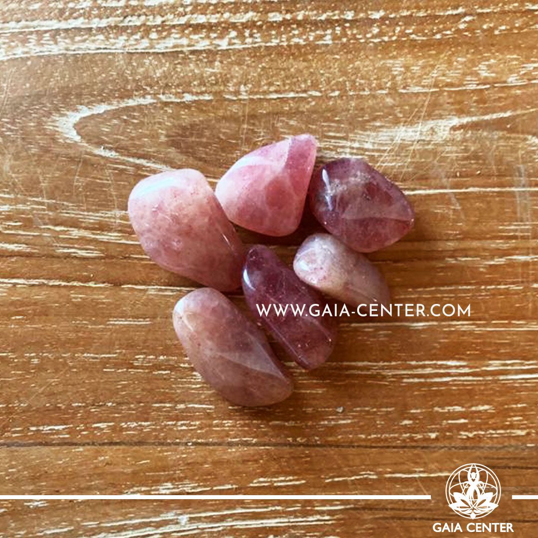 Red Aventurine AA quality 20-30mm Tumbled stones from South Africa. Crystals and Gemstone selection at GAIA CENTER | Cyprus.