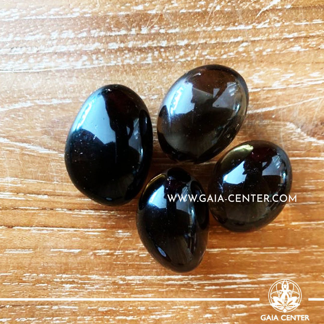 Smokey Quartz A Tumbled Stones, size 30-40mm. Crystals and Gemstone selection at GAIA CENTER | Cyprus.