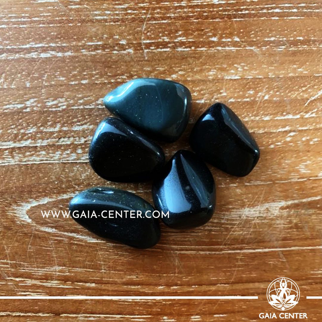 Rainbow Obsidian Tumbled Stones, size 20-30mm. Crystals and Gemstone selection at GAIA CENTER | Cyprus.