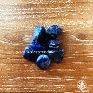 Sodalite Blue from Brazil Tumbled Stones, size 10-20mm. Crystals and Gemstone selection at GAIA CENTER | Cyprus.