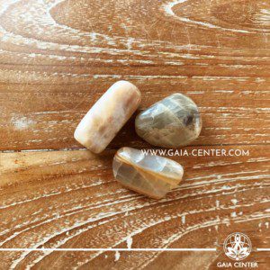 Moonstone 20-30mm Tumbled stones. Crystals and Gemstone selection at GAIA CENTER | Cyprus.