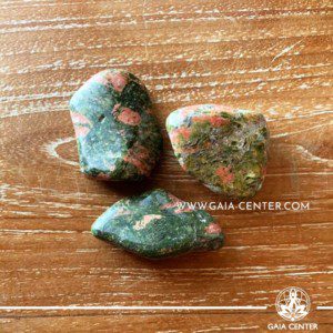 Unakite A quality 30-40mm Tumbled stones from Africa. Crystals and Gemstone selection at GAIA CENTER | Cyprus.