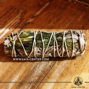 Californian White Sage and Flowers - Serene Sage mix bundles for smudging ceremonies and space clearing at Gaia Center | Cyprus. Order online, Cyprus islandwide delivery: Limassol, Paphos, Larnaca, Nicosia. Europe and worldwide shipping.