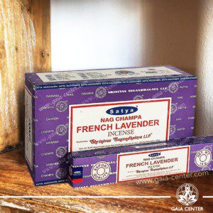 Incense Sticks pack 15g French Lavender Nag Champa by Satya at Gaia Center | Cyprus.