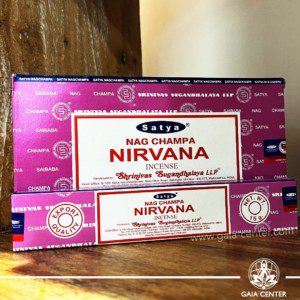 Incense Sticks pack 15g Nirvana Aroma Nag Champa by Satya at Gaia Center | Cyprus.
