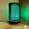 Aroma Diffuser Ultrasonic Humidifier for essential and aroma oils. Zen dark wood Design with 200ml water capacity, 7 led colors. Electrical cable included. Selection of Aroma Humidifiers and Aromatic Essential Oils at Gaia Center in Cyprus. Order online, Cyprus islandwide delivery: Limassol, Larnaca, Paphos, Nicosia