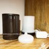 Aroma Diffuser Ultrasonic Humidifier for essential and aroma oils. Zen dark wood Design with 200ml water capacity, 7 led colors. Electrical cable included. Selection of Aroma Humidifiers and Aromatic Essential Oils at Gaia Center in Cyprus. Order online, Cyprus islandwide delivery: Limassol, Larnaca, Paphos, Nicosia