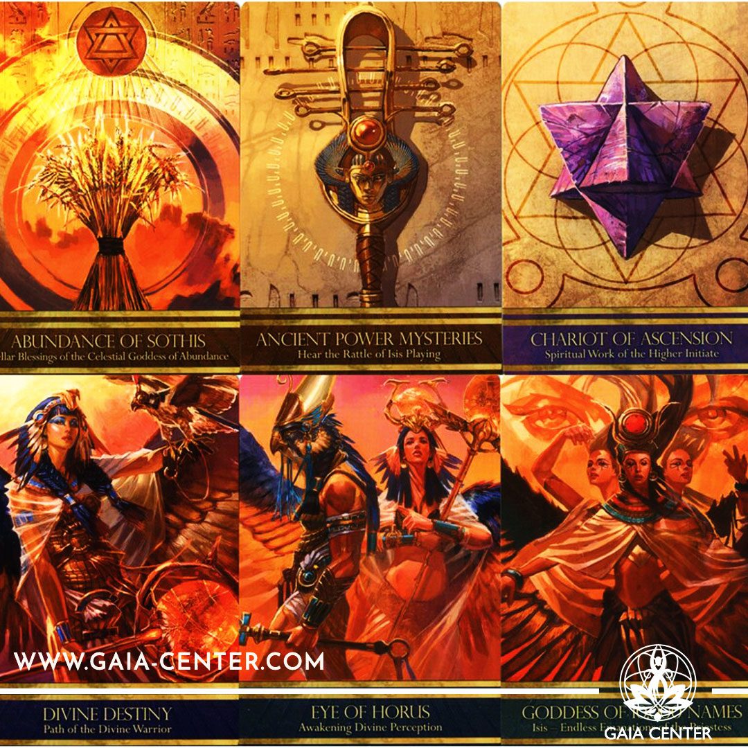 Isis Oracle Cards - Alana Fairchild at Gaia Center | Cyprus. Tarot | Oracle | Angel Cards selection order online, Cyprus islandwide delivery: Limassol, Paphos, Larnaca, Nicosia.