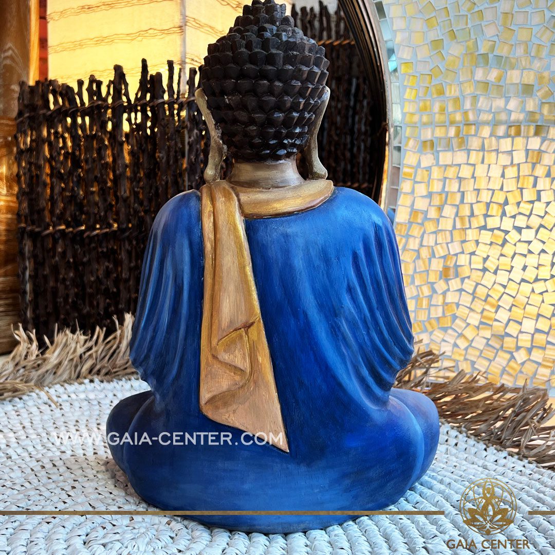 Buddha Statue made from teak wood and hand carved by Balinese artisans. Matt finishing. Decore and spiritual items at Gaia Center in Cyprus. Shop online at https://gaia-center.com. Cyprus island delivery: Limassol, Nicosia, Paphos, Larnaca. Europe and Worldwide shipping.