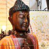 Buddha Statue made from teak wood and hand carved by Balinese artisans. Matt finishing. Decore and spiritual items at Gaia Center in Cyprus. Shop online at https://gaia-center.com. Cyprus island delivery: Limassol, Nicosia, Paphos, Larnaca. Europe and Worldwide shipping.