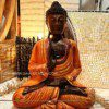 Buddha Statue made from teak wood and hand carved by Balinese artisans. Matt finishing. Decore and spiritual items at Gaia Center in Cyprus. Shop online at https://gaia-center.com. Cyprus island delivery: Limassol, Nicosia, Paphos, Larnaca. Europe and Worldwide shipping.