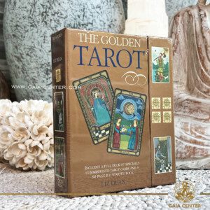 The Golden Tarot - Liz Dean at Gaia Center Crystals and Incense esoteric Shop Cyprus. Tarot | Oracle | Angel Cards selection order online, Cyprus islandwide delivery: Limassol, Paphos, Larnaca, Nicosia.