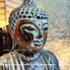 Buddha Statue made from teak wood and hand carved by Balinese artisans. Natural wooden design with white wash elements. Decore and spiritual items at Gaia Center in Cyprus. Shop online at https://gaia-center.com. Cyprus island delivery: Limassol, Nicosia, Paphos, Larnaca. Europe and Worldwide shipping.