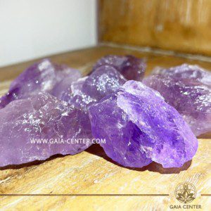 Amethyst Crystal Quartz Rough Cluster 50-69g large size. Crystals and Gemstone selection at GAIA CENTER | Cyprus. Order online, Cyprus islandwide delivery: Limassol, Larnaca, Paphos, Nicosia. Europe and Worldwide shipping.