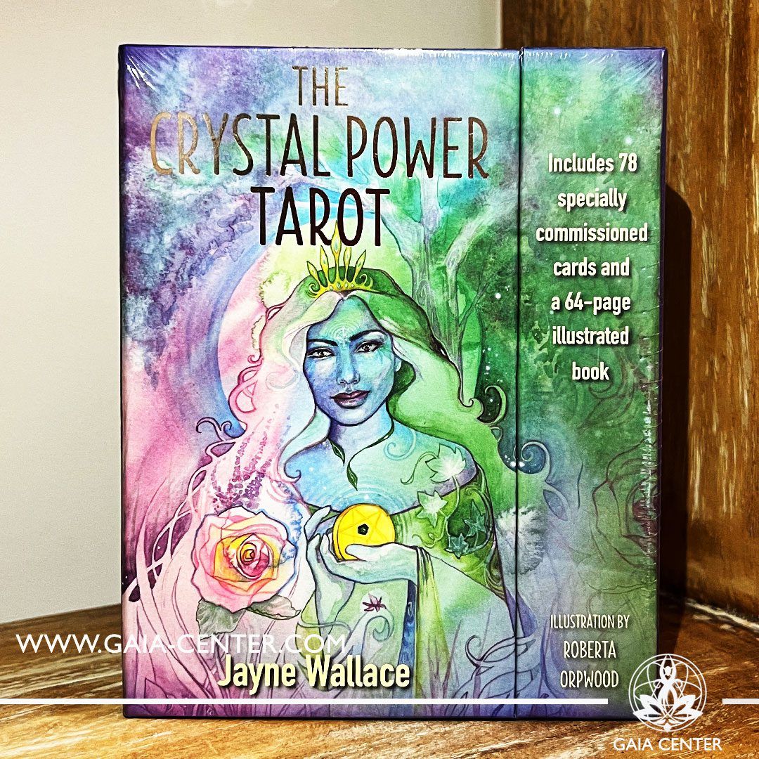 The Crystal Power Tarot - Jayne Wallace at Gaia Center | Cyprus. Tarot | Oracle | Angel Cards selection order online, Cyprus islandwide delivery: Limassol, Paphos, Larnaca, Nicosia.