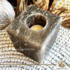 Crystal Candle Holder - Himalayan Salt Grey. Crystal and Gemstone selection at Gaia Center | Cyprus. Shop online at https://gaia-center.com. Cyprus island delivery: Limassol, Nicosia, Paphos, Larnaca. Europe and Worldwide shipping.